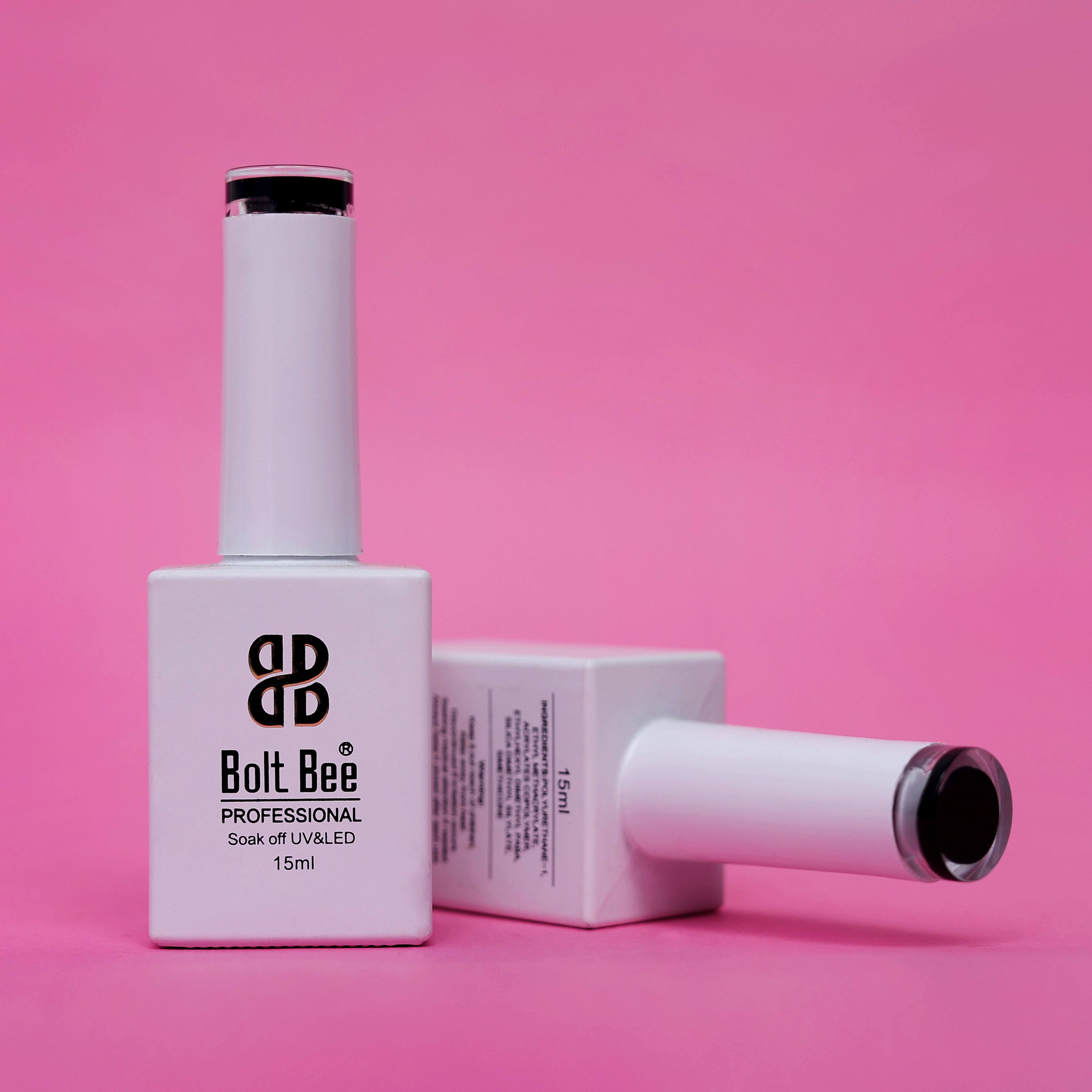 White Gel Polish Bolt Bee